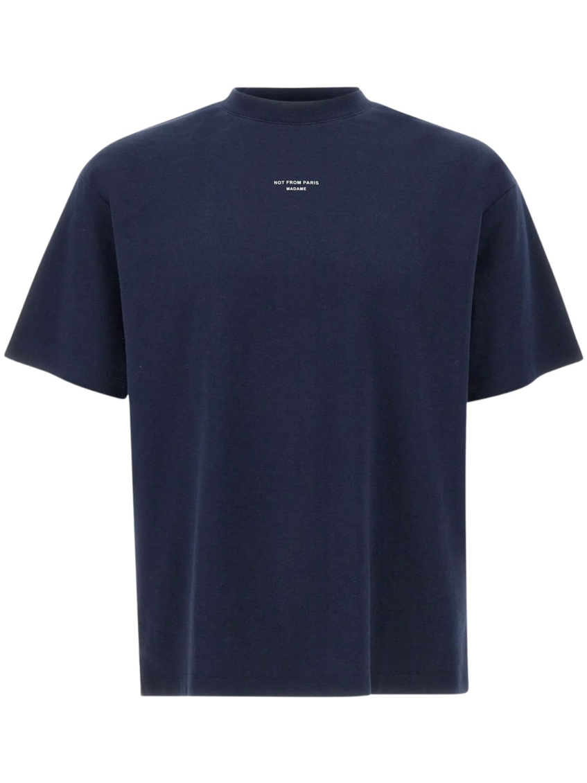 Navy Blue Crew Neck T-Shirt 1
