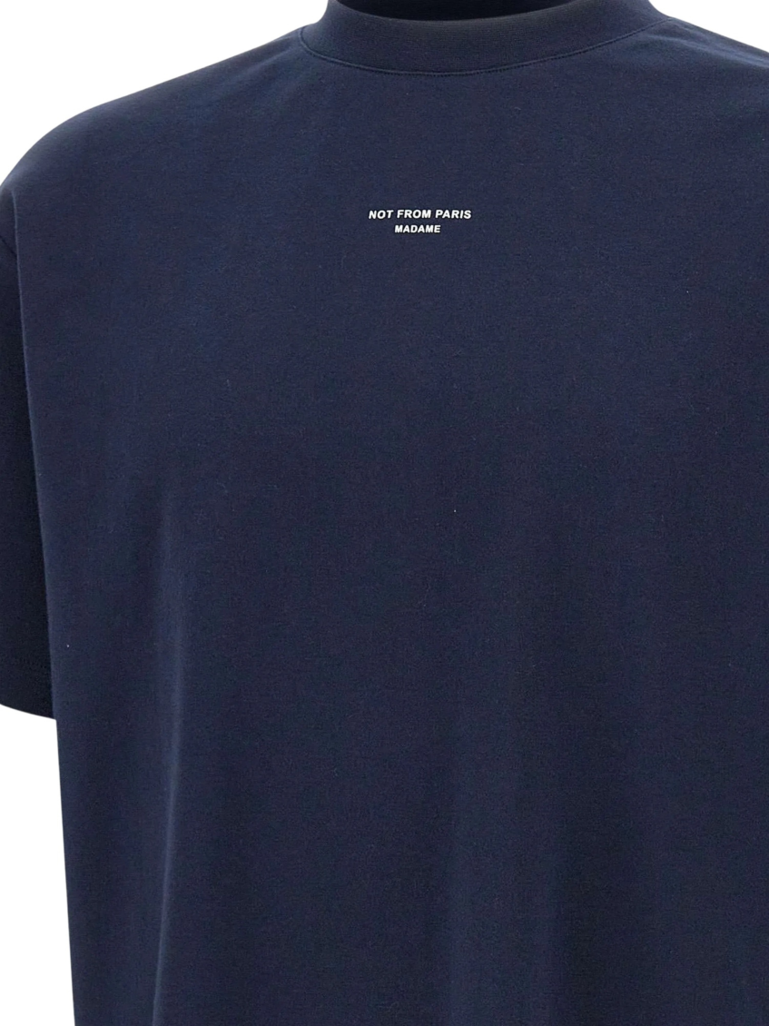 Navy Blue Crew Neck T-Shirt 3