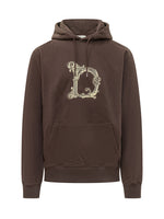 Brown Graphic Logo Hoodie 1