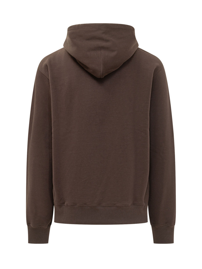 Brown Graphic Logo Hoodie 2