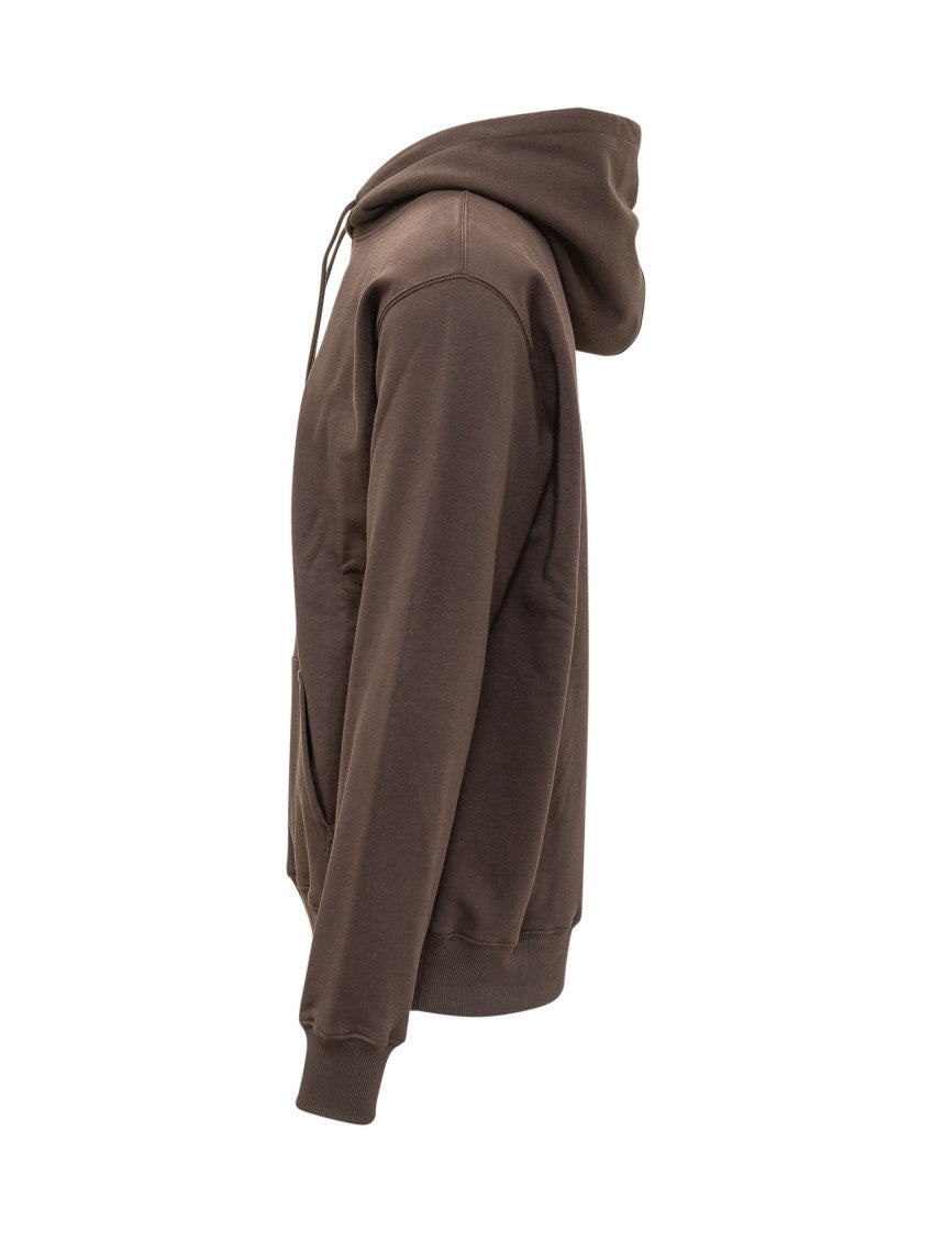 Brown Graphic Logo Hoodie 3