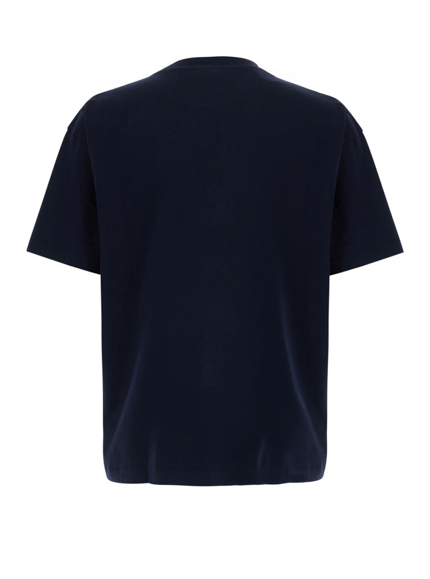 Navy Blue Crew Neck T-Shirt 2
