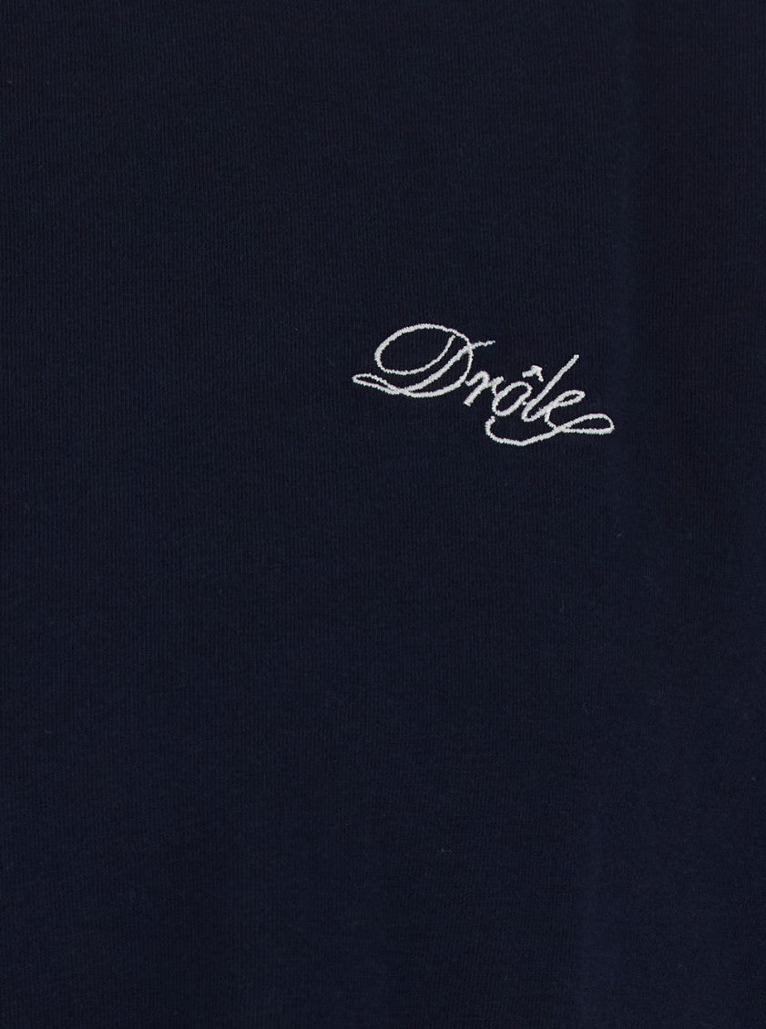 Navy Blue Crew Neck T-Shirt 3