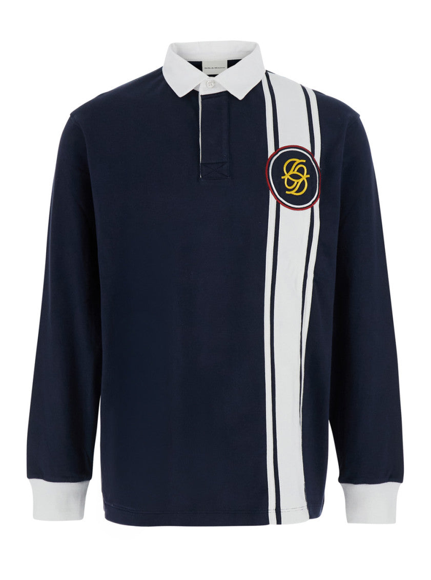 Navy Blue Logo Polo 1