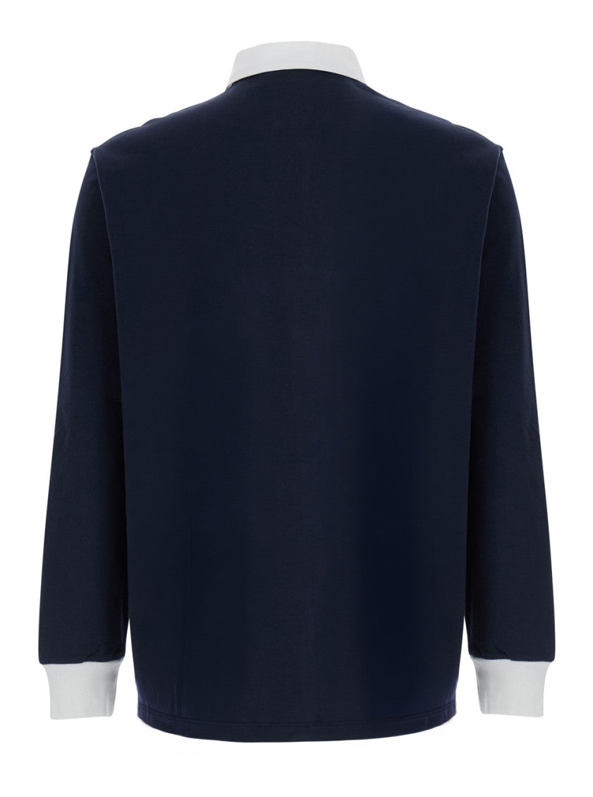 Navy Blue Logo Polo 2