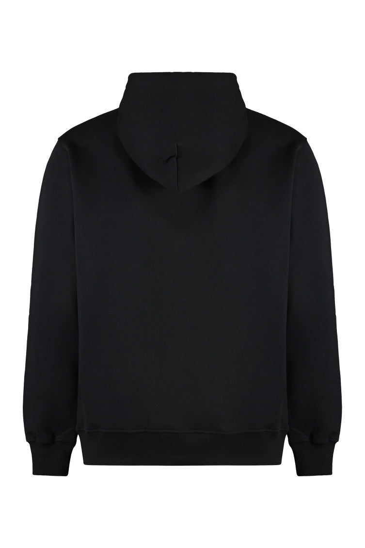 Black Regular Printed Hoodie 2