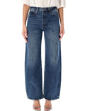 Blue Straight High Rise Jeans 1