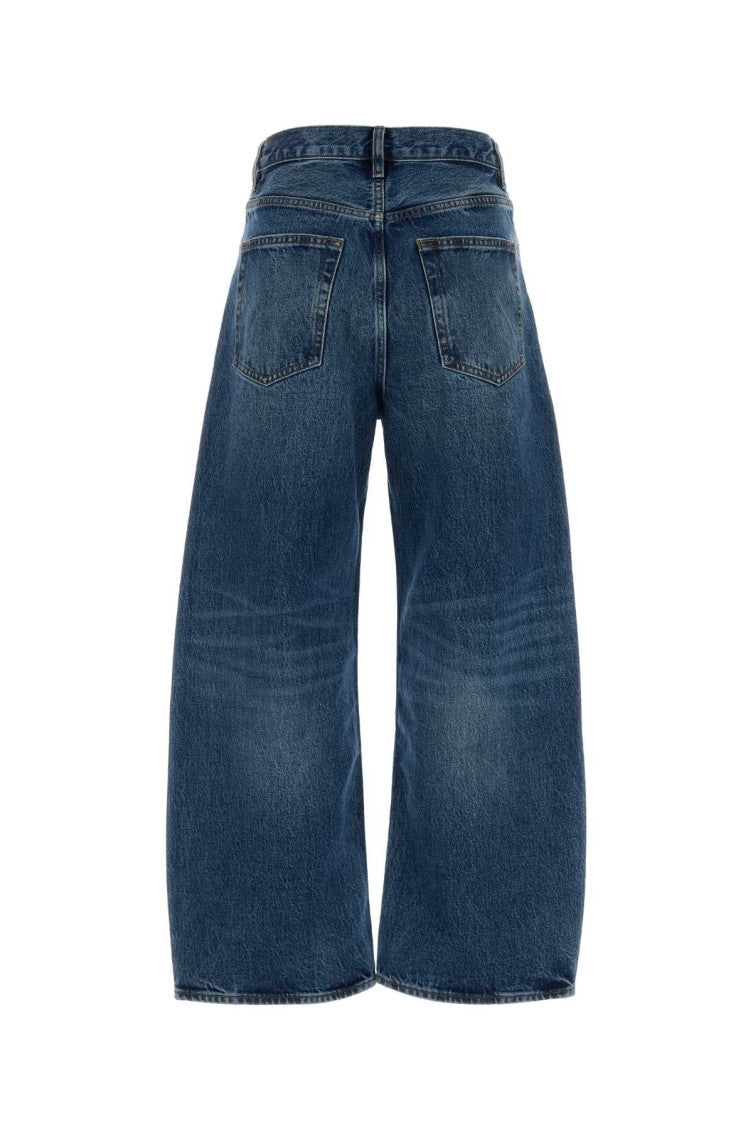 Blue Relaxed High Rise Jeans 2