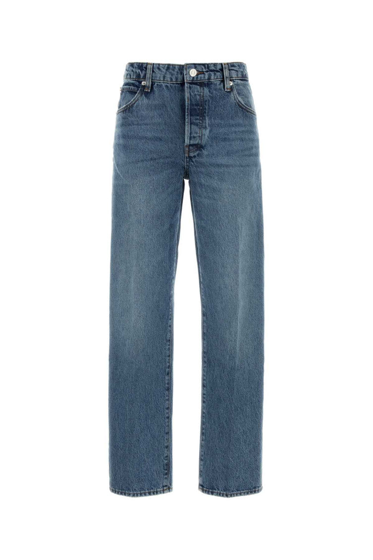 Light Blue Straight High Rise Jeans 1