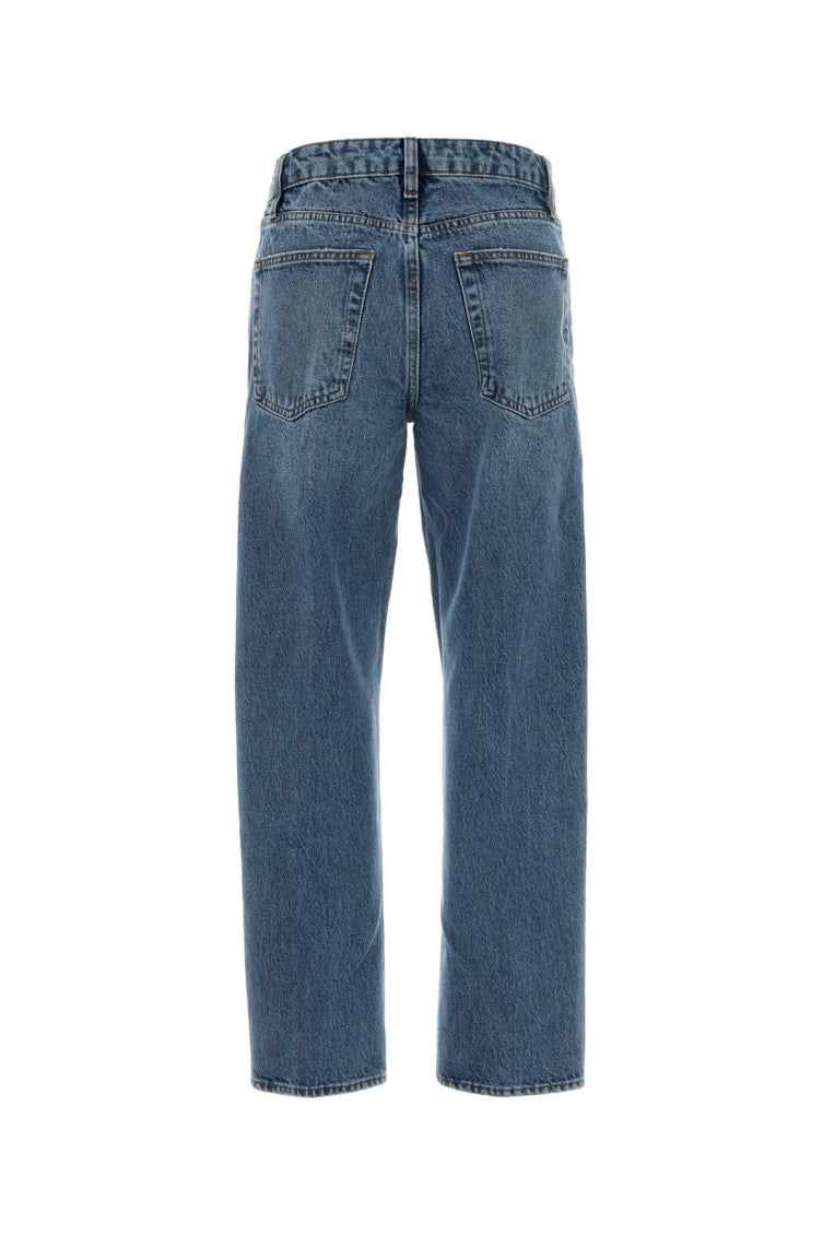 Light Blue Straight High Rise Jeans 2
