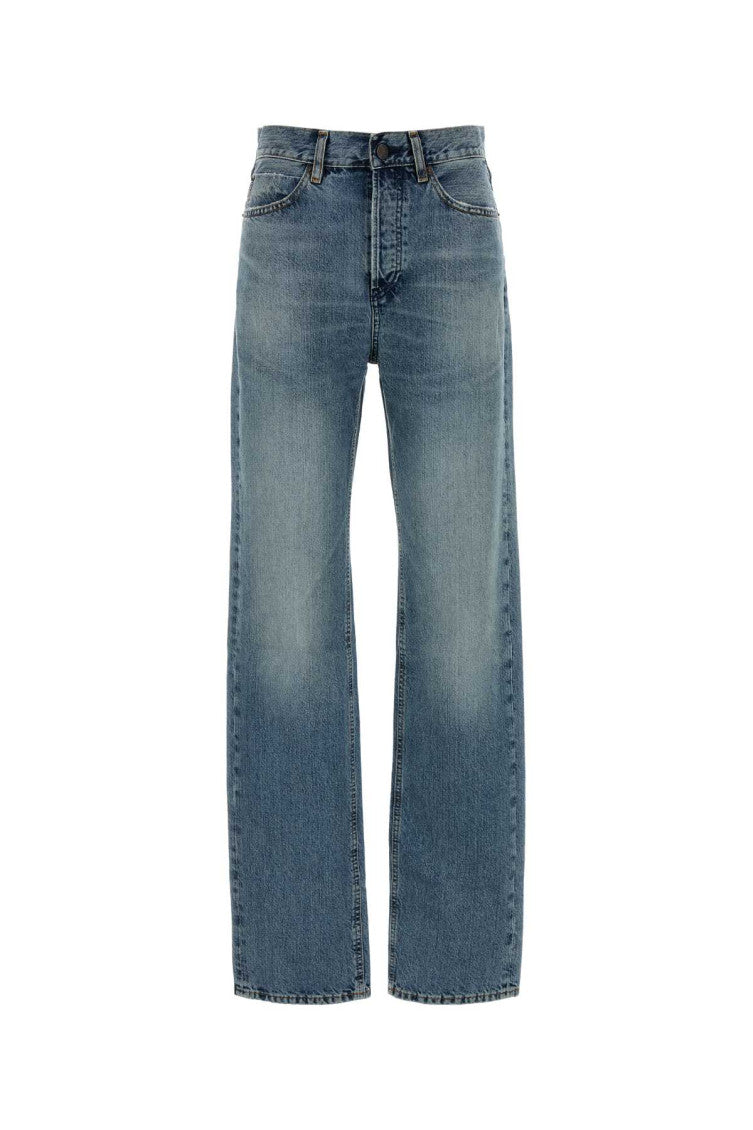 Light Blue Straight High Rise Jeans 1