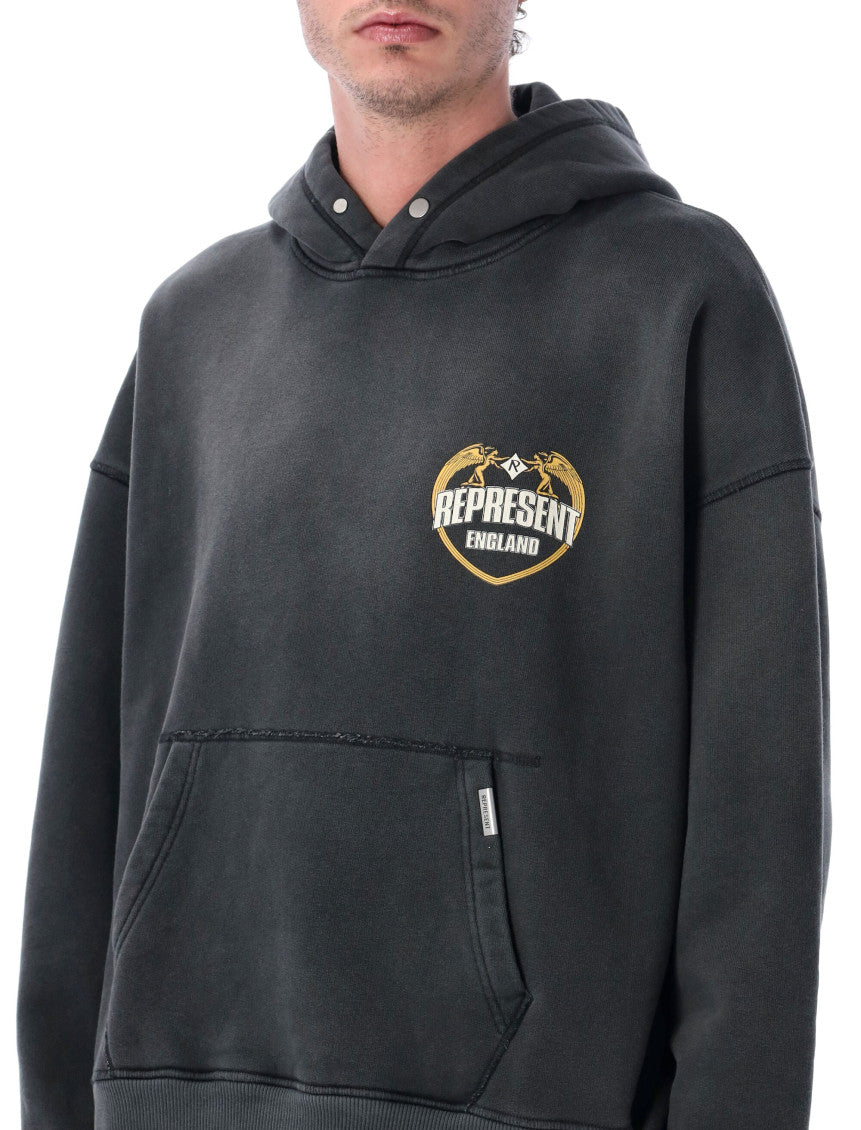 Black Logo Oversized Hoodie 3