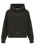 Black Relaxed Solid Hoodie 1