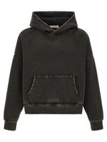 Black Relaxed Solid Hoodie 1