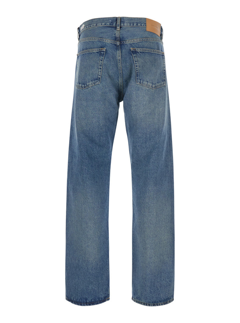 Blue Mid Rise Jeans 2
