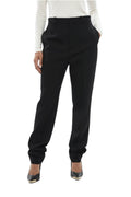 Black Tapered Flat Front Pant 1