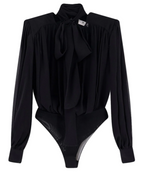 Black Slim Solid Body Shirt 1