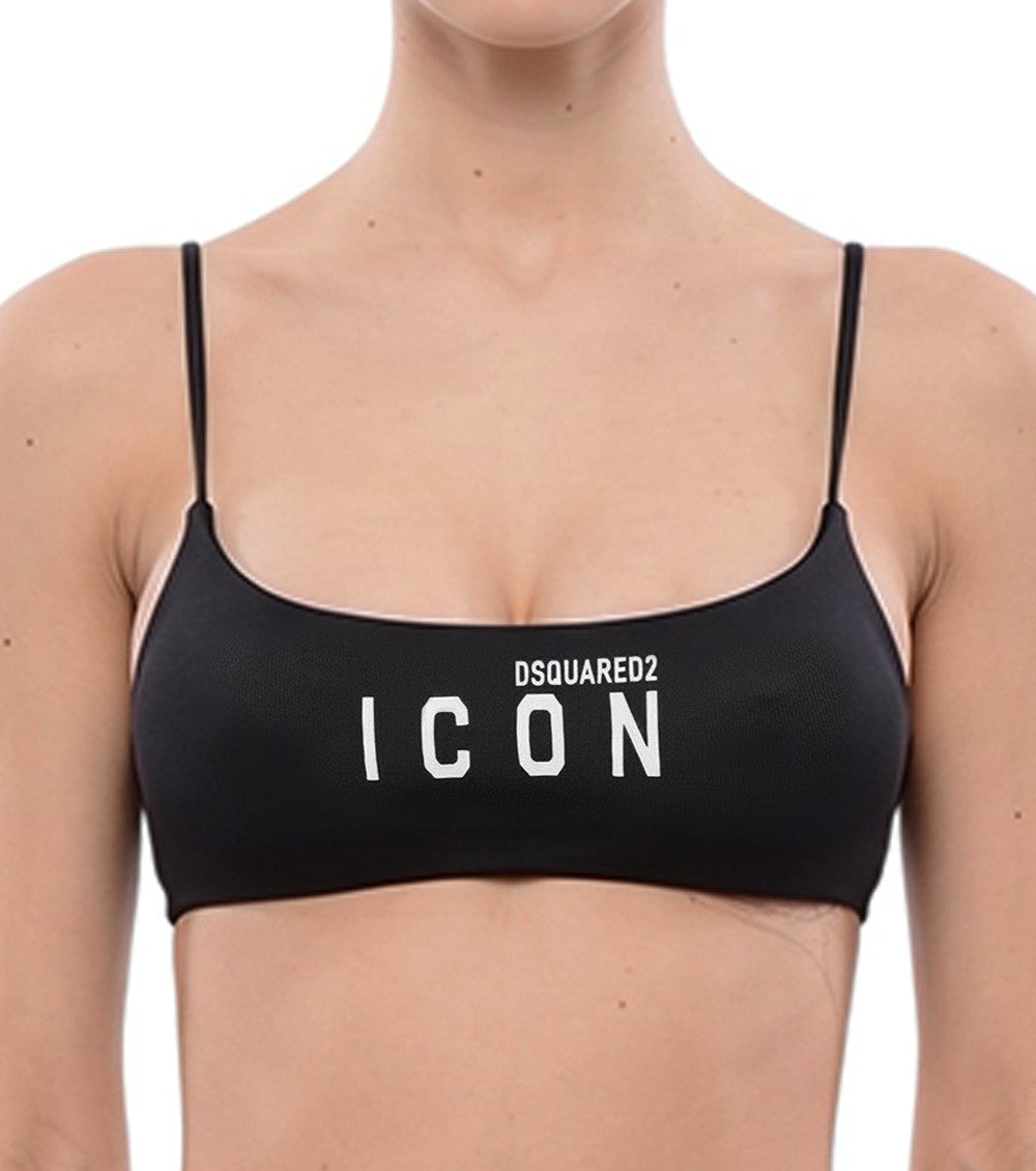 Black Logo Swimwear 1