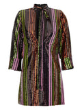 Multicolor Sequin Mini Dress 1