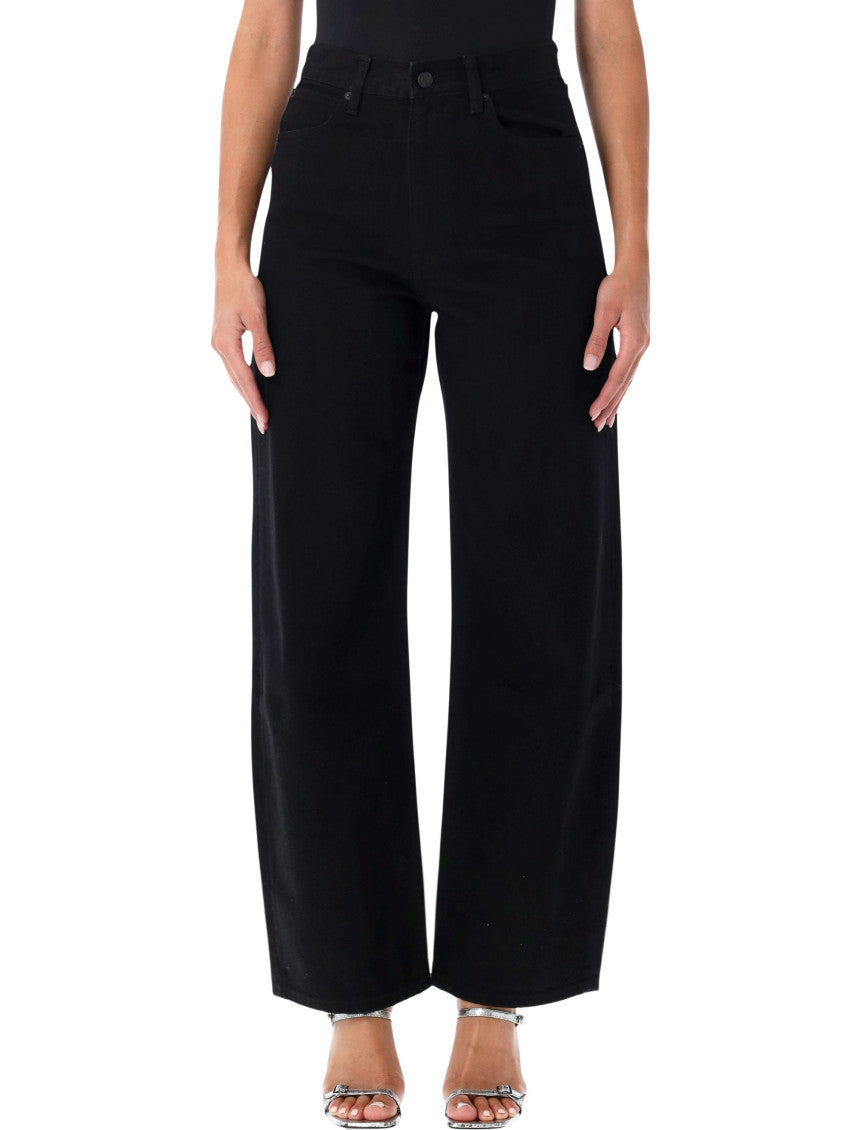Black Relaxed High Rise Jeans 1