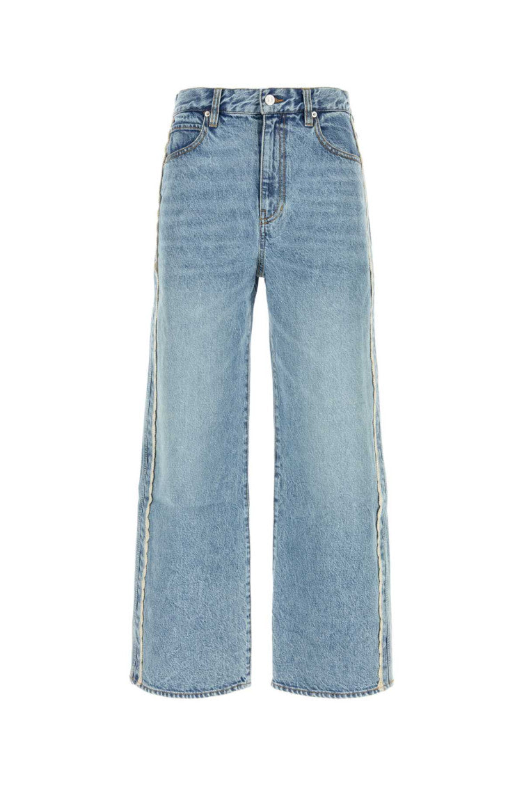 Light Blue Straight High Rise Jeans 1