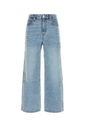 Light Blue Straight High Rise Jeans 1