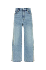 Light Blue Straight High Rise Jeans 1