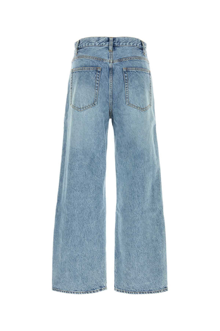 Light Blue Straight High Rise Jeans 2