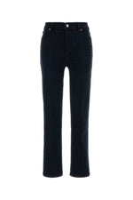 Black Straight High Rise Jeans 1