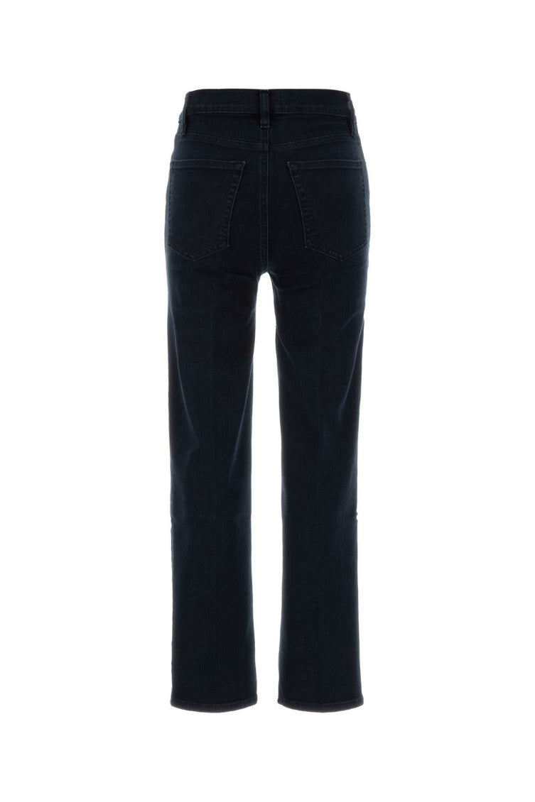 Black Straight High Rise Jeans 2