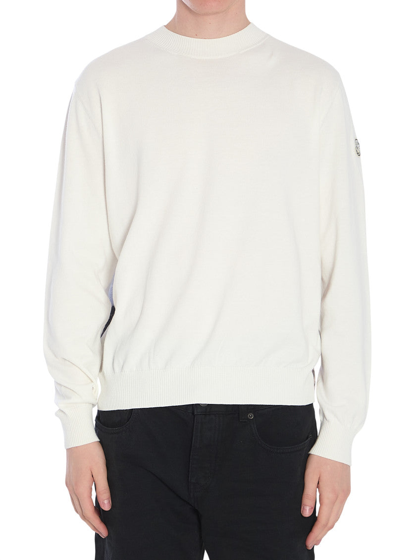 White Crew Neck Sweater 1