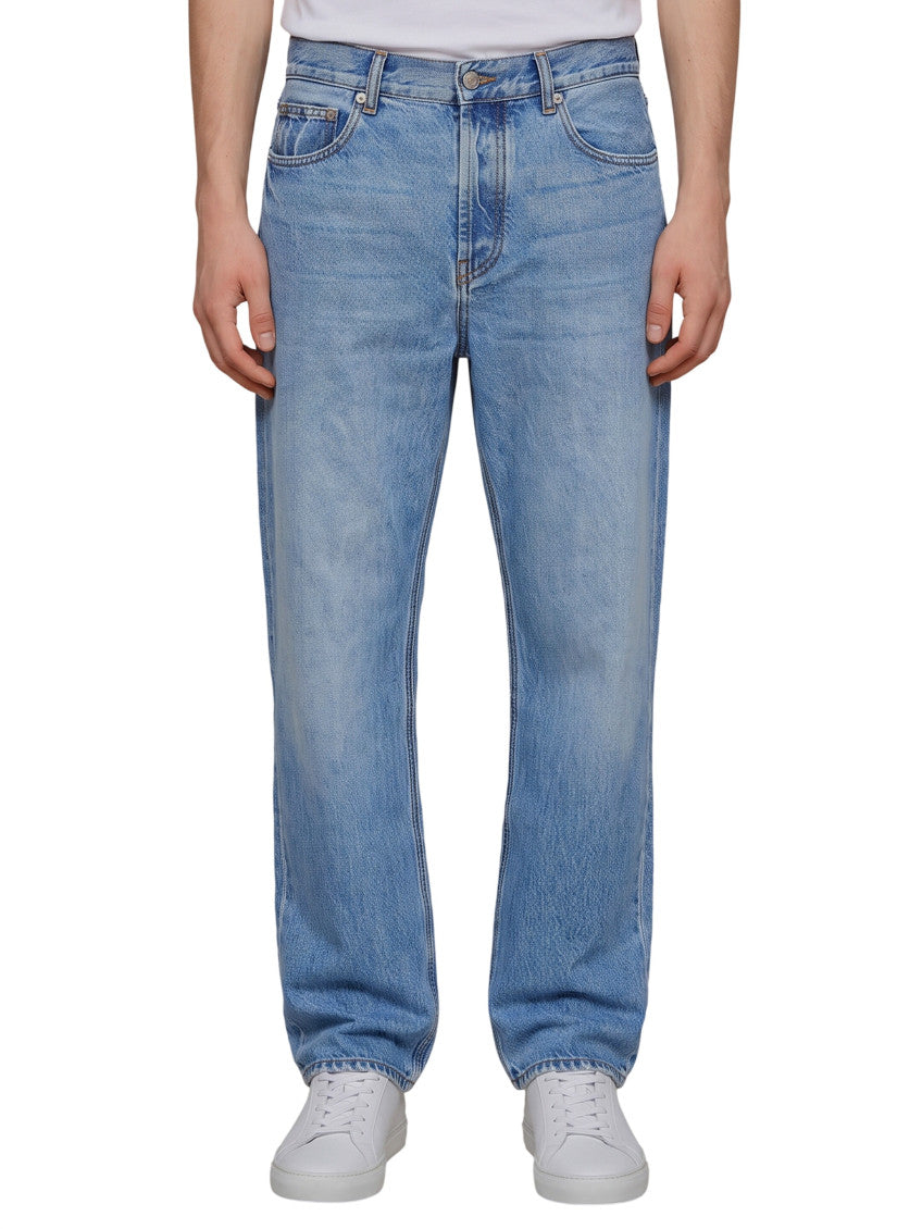 Blue Regular Mid Rise Jeans 1