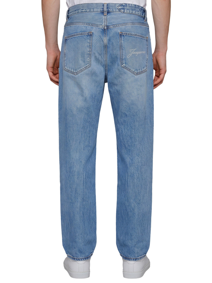 Blue Regular Mid Rise Jeans 2
