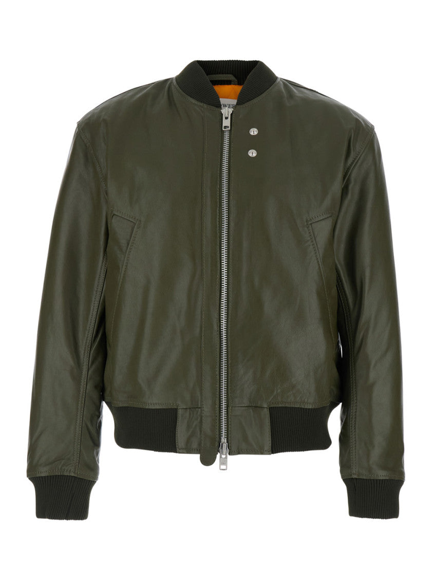 Green Band Collar Jacket 1