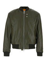 Green Band Collar Jacket 1