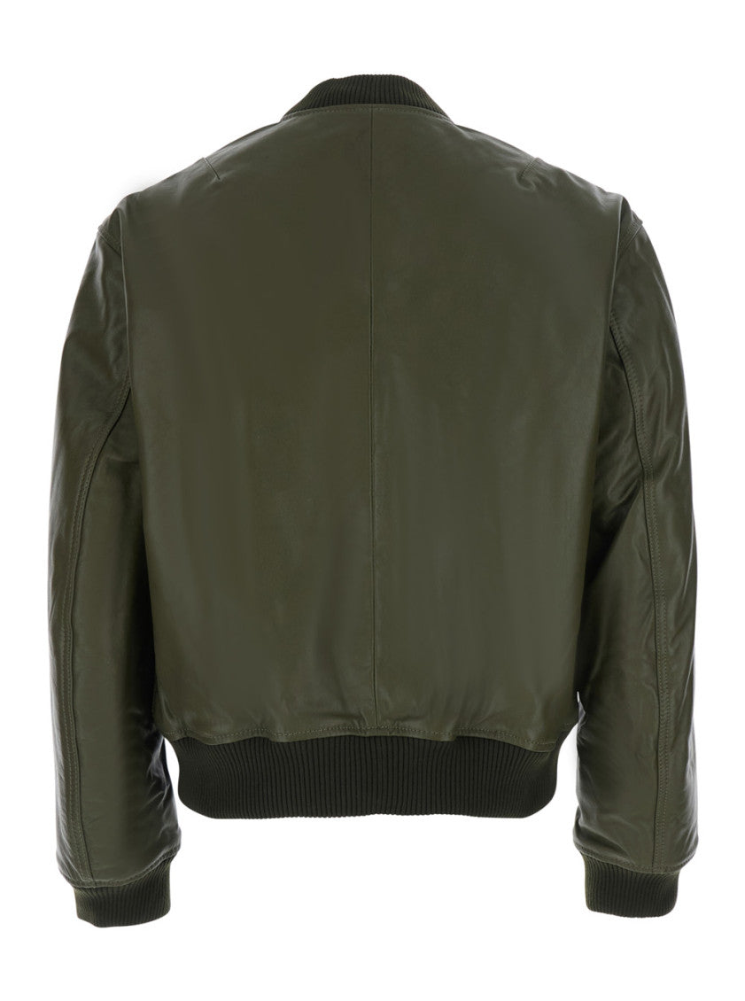Green Band Collar Jacket 2