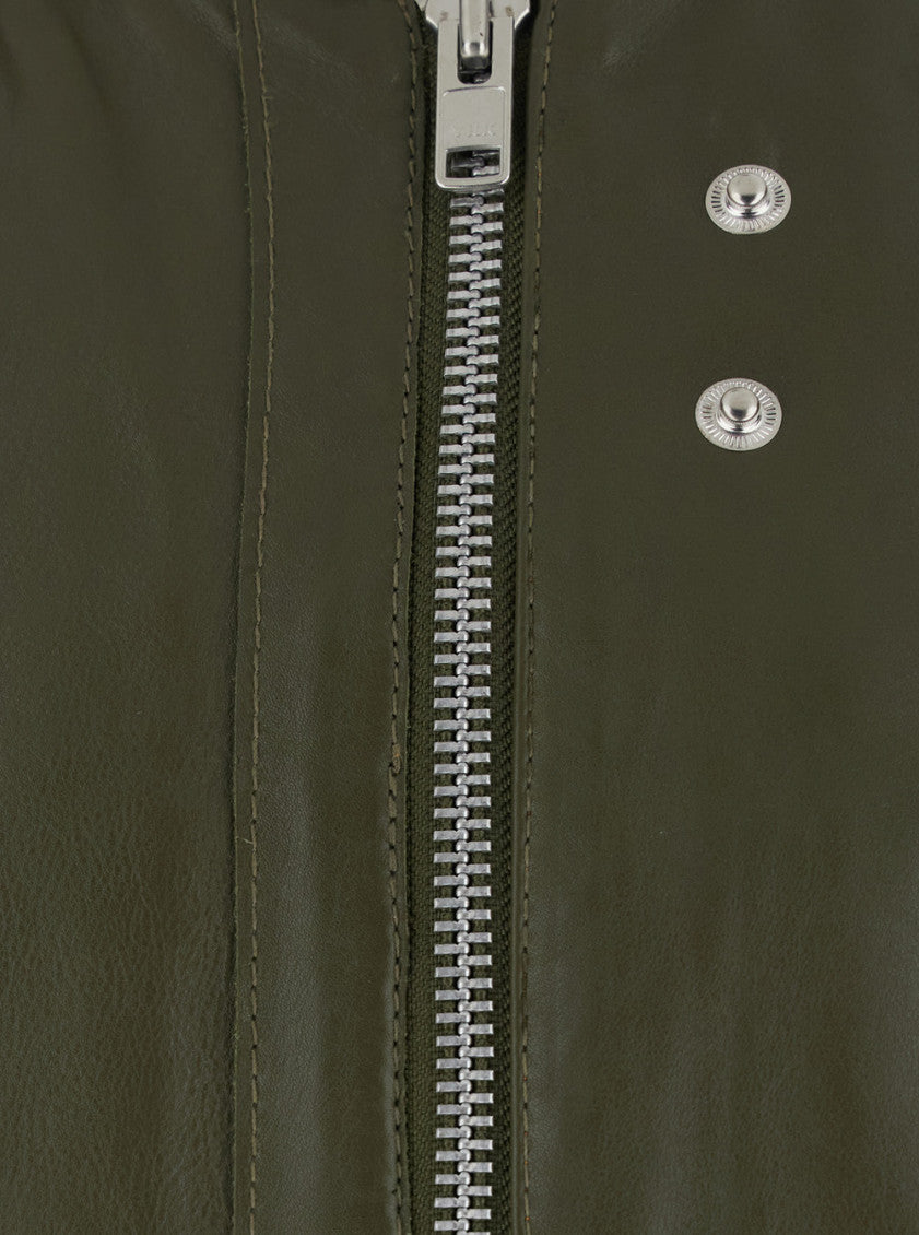 Green Band Collar Jacket 3