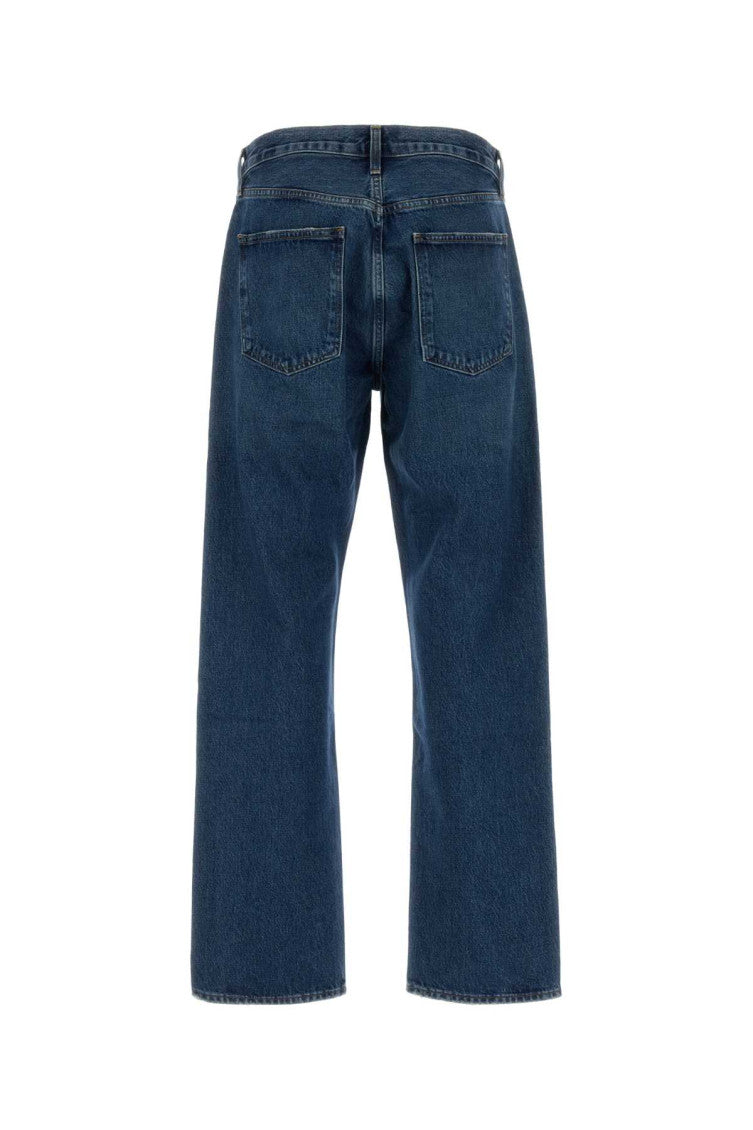 Blue High Rise Jeans 2