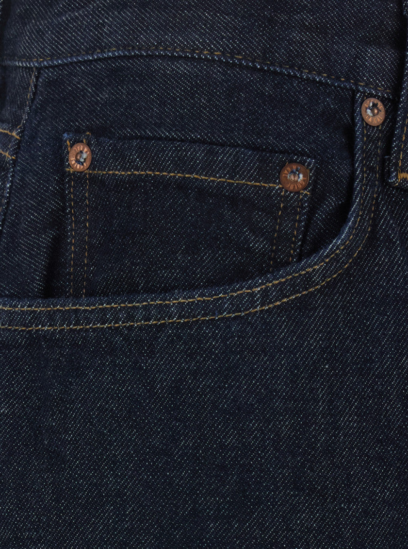 Dark Blue Regular Jeans 3