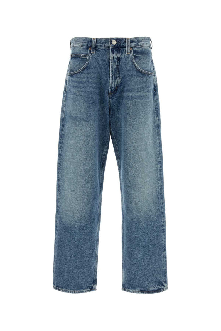 Light Blue Straight Jeans 1