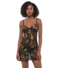 Black Graphic V Neck Lounge & Sleepwear 1