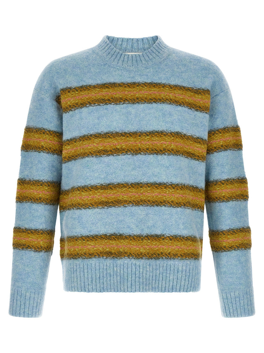 Sky Blue Stripes Sweater 1