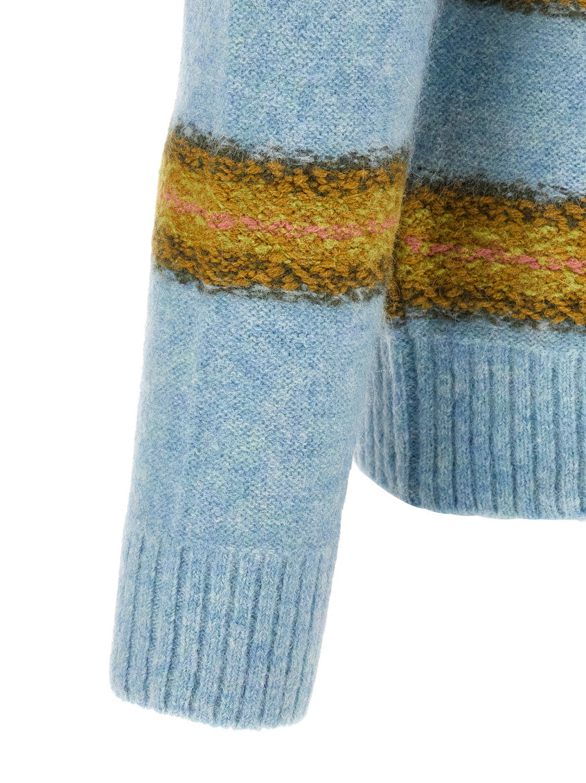 Sky Blue Stripes Sweater 4