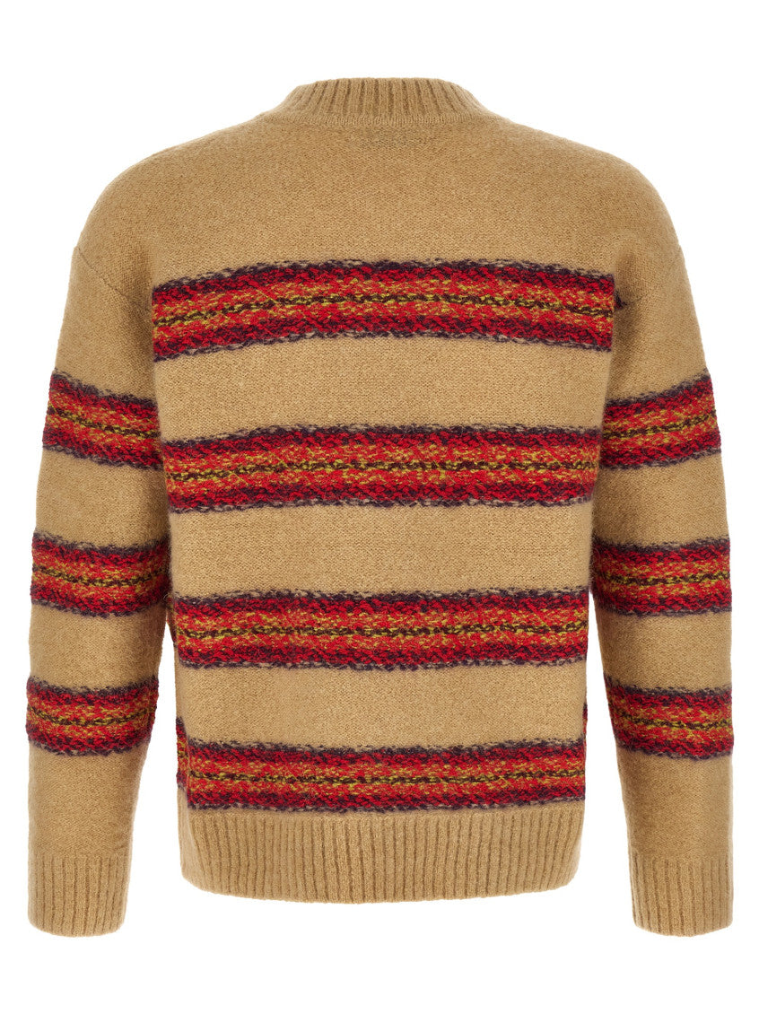 Beige Crew Neck Sweater 2