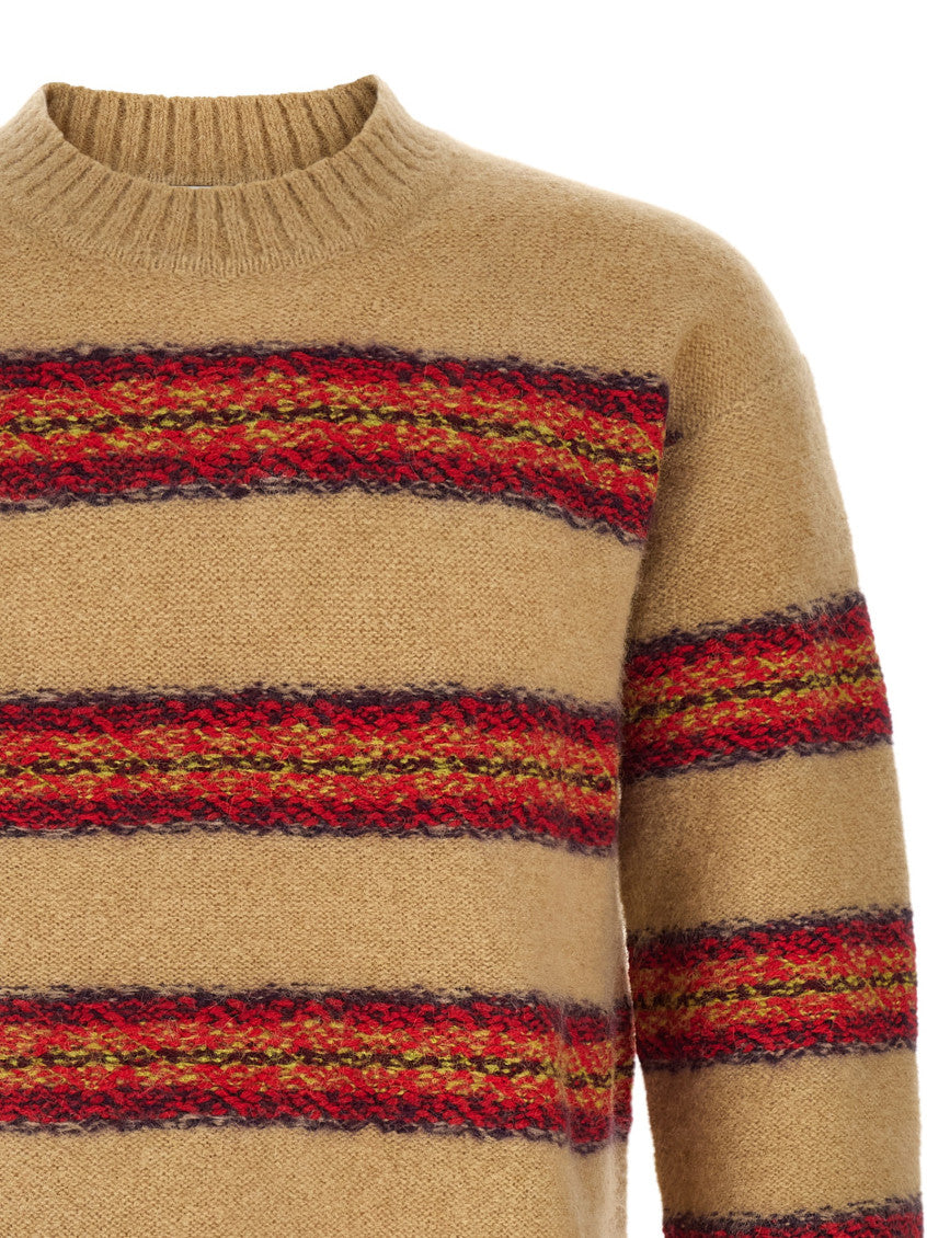 Beige Crew Neck Sweater 3