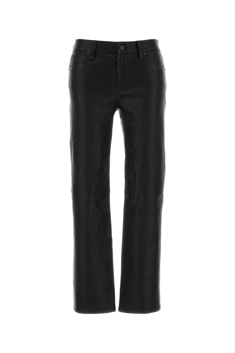 Black Slim Mid Rise Jeans 1