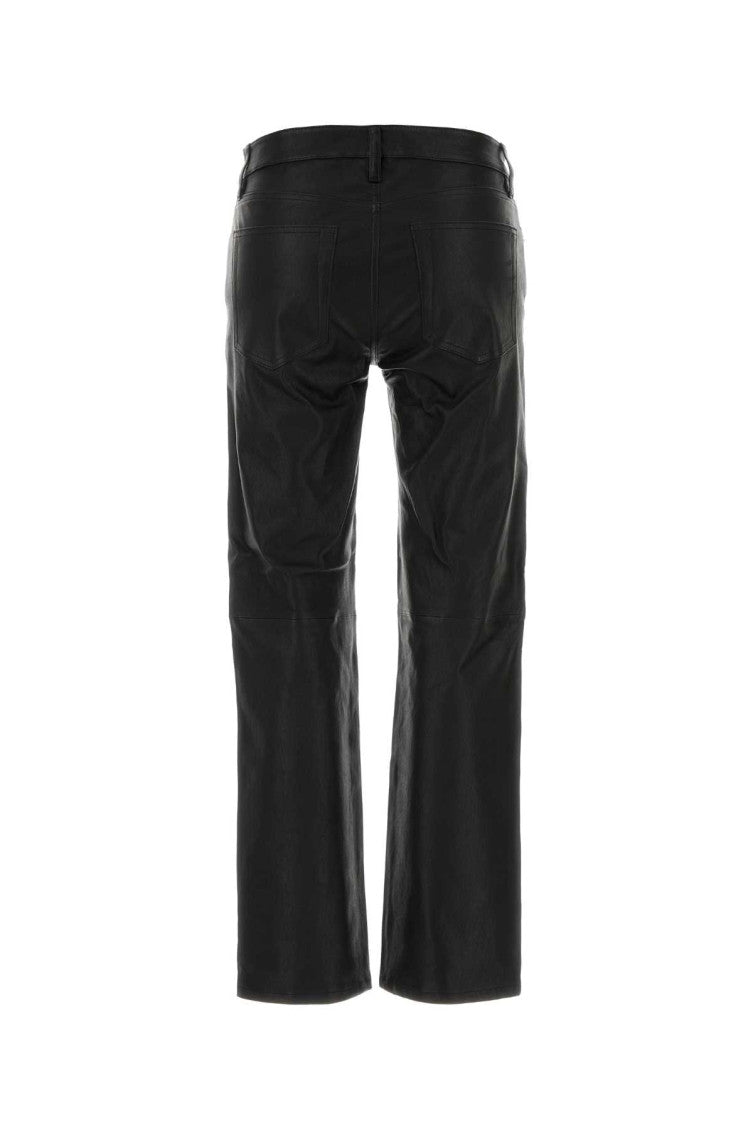 Black Slim Mid Rise Jeans 2