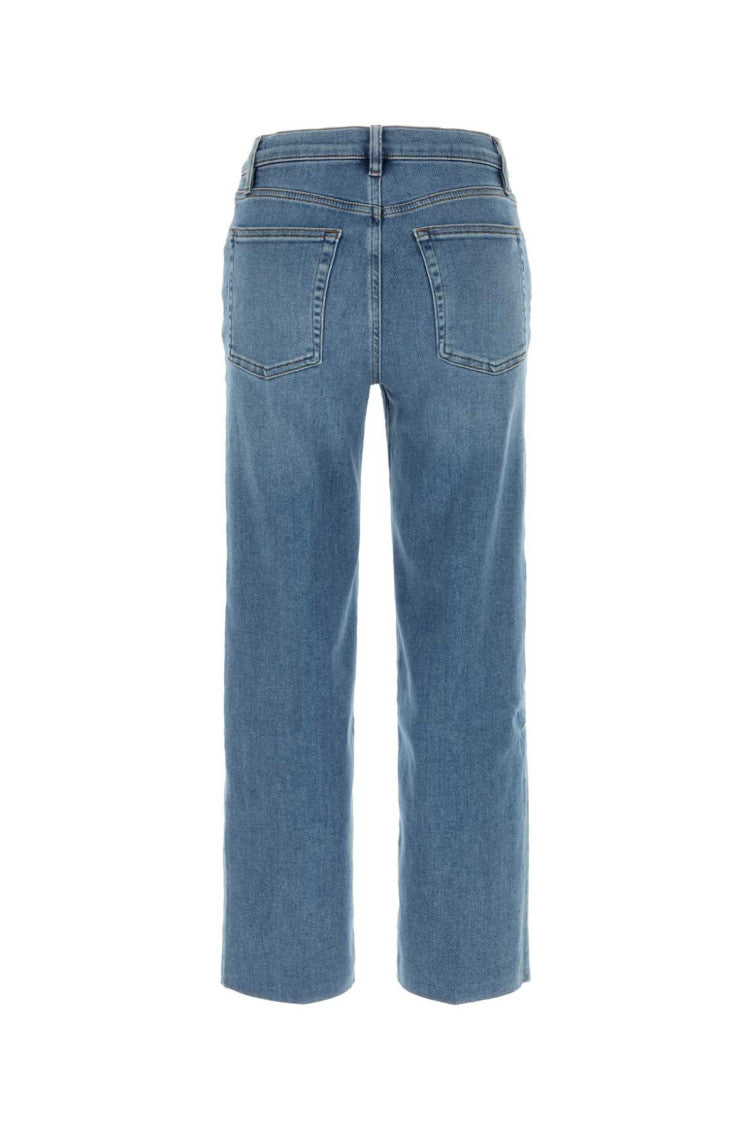 Blue Straight High Rise Jeans 2