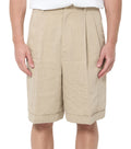 Light Beige Relaxed Shorts 1