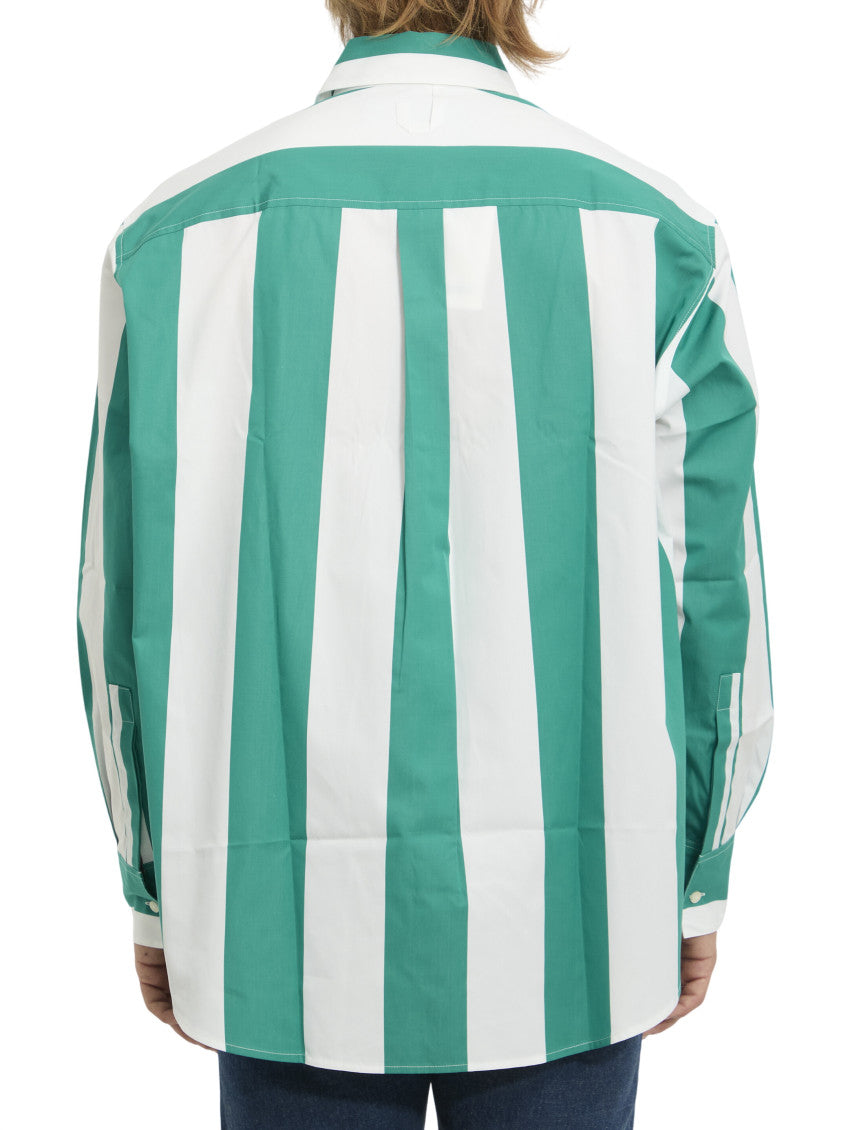 White Loose Stripes Shirt 3